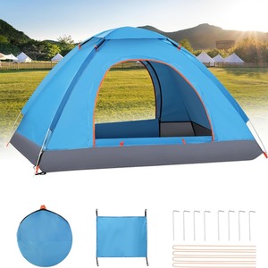 Portable Pop-Up Outdoor Camping Tent - Blue