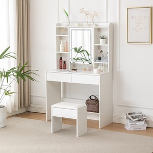 WestWood Dressing Table DT19 White - White by WestWood