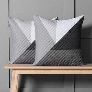 Pack of Ralph Geo Pinsonic Cushion Covers - Grey / 4 by OHS