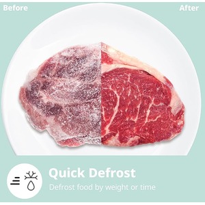 700W 20L Countertop Microwave Oven with 6 Cooking Presets - Black by Comfee