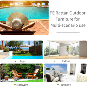 Outsunny Sun Lounger Rattan Hommock by Outsunny