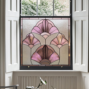 Abriola Art Deco Stained Glass Window Film by Creative Printing Solutions