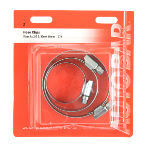 Assorted Hose Clips - 30 by Autobar