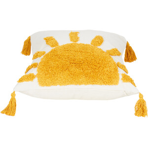 Soleil Tufted Cushion - Yellow by Divante