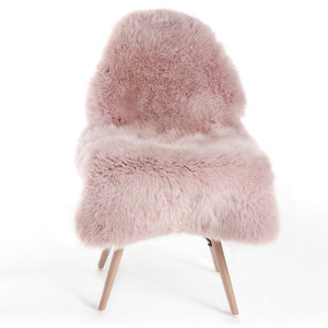 Irregular Shaped Shaggy Area Rug 90*60cm - Pink by Livingandhome