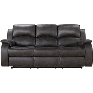 Monaco 3 Seater Recliner Sofa - Grey