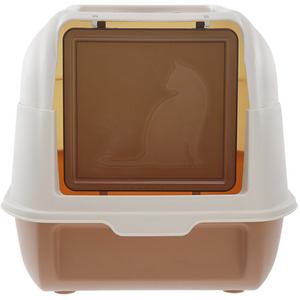 Kidkid Large Top Entry Cat Litter Box with Hood and Scoop by Kidkid