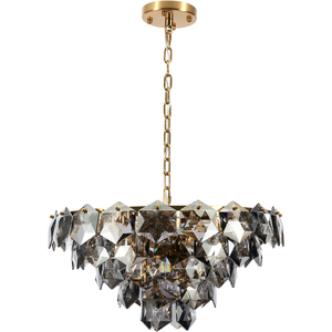 Visconte Chianche Tiered Chandelier - Brass by Litecraft