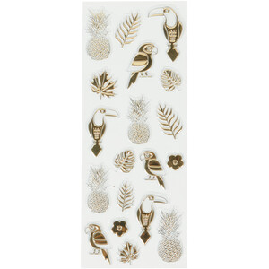Tropical Sea Foil Stickers - Gold by Art Studio