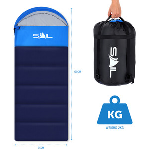One' 400gsm Sleeping Bag - Blue by SAIL