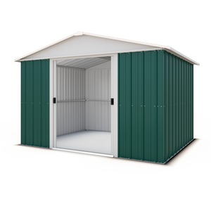 Yardmaster Metal Shed - Green / 303 x 2025 x 237cm by Yardmaster