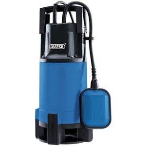 Draper 10V Submersible Dirty Water Pump with Float Switch (750W) - Blue by Draper