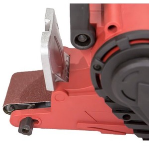 3 Inch Electric Belt Sander - Red by Lumberjack