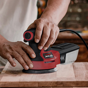 Lumberjack Orbital Sander For Wood Metal and Plastic - Red by Lumberjack