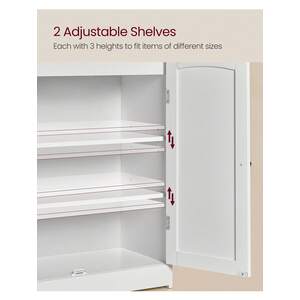 Bathroom Storage Cabinet Unit - White by VASAGLE