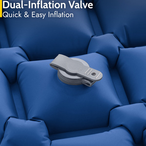 Lightweight Single Camping Mat with Pillow by Trail