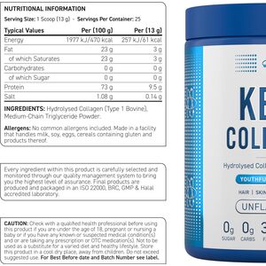 Keto Collagen Powder 10000mg - Blue by Applied Nutrition