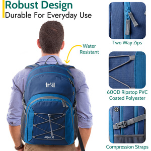 Aspen 30L Camping Backpack - Blue by Trail