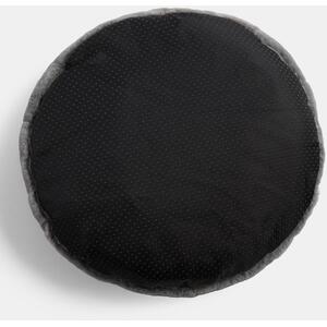 Plush Sherpa Fleece Anti-Slip Microwavable Mono Foot Warmer Slipper - Charcoal by OHS