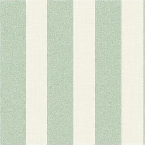 Textured Look Striped Wallpaper Realistic Modern - Green, Cream by Fine Decor