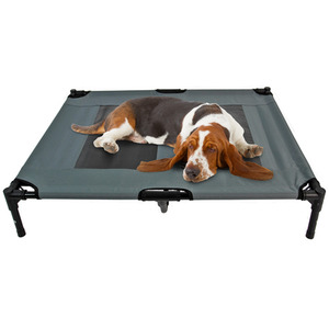Elevated Dog Bed in Grey - Grey / L by Actiaspet