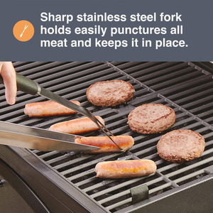 BBQ Tool Set and Storage Case 5 Piece - Black by VonHaus