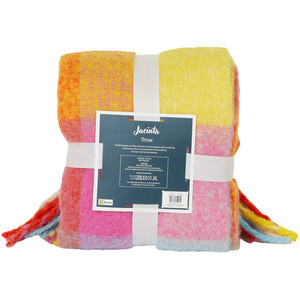 Jacinta Check Throw - Multicolour