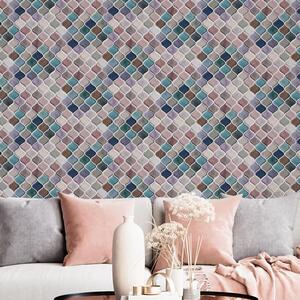 Walplus 3D Glossy Tile Stickers by WALPLUS