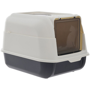 Kidkid Large Top Entry Cat Litter Box with Hood and Scoop by Kidkid