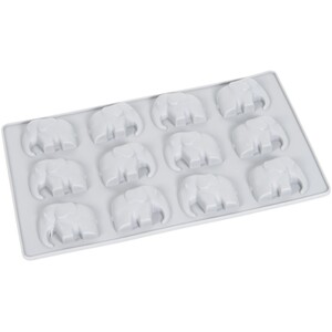 Summer Dreamin Elephant Ice Cube Tray - Grey