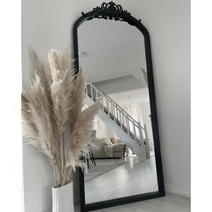 Valentina Ornate Mirror - Black