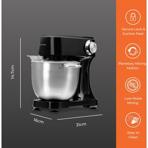 Innoteck 4.5L Stand Mixer- 12 Speed Controls, 600W - Black by Innoteck