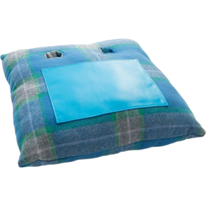 Manicure Cushion Nail Pillow Blue Tweed - Blue Tweed by CRAGGI