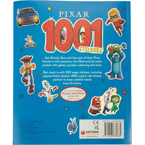 Pixar 1001 Stickers Activity Book by Disney Pixar