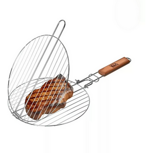 BBQ Mesh Grill Basket - Silver / 26.5cm by Marco Paul