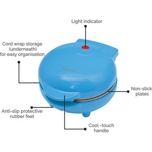 Innoteck Mini Waffle Snack Maker 550W by Innoteck