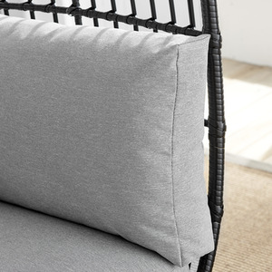 Garden Egg Chair - Black by FurnitureboxUK