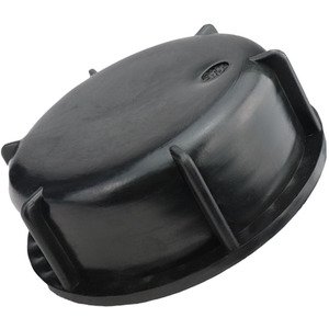 IBC S100x8 (3 inch) Valve Cap for IBC containers - Black by DNA PACKAGING LTD