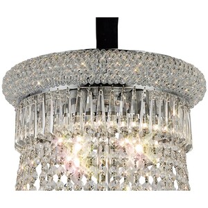 Alexandra Ceiling Pendant Chandelier 20 Light Polished Chrome, Crystal - Polished Chrome