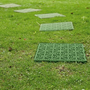 5pc Green Garden Decking Tiles - Green by Garden Mile