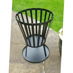 Garden Fire Basket - Black