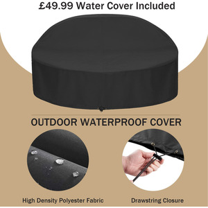 Outdoor Round Sofa Bed Patio Garden Daybed by Furniture One