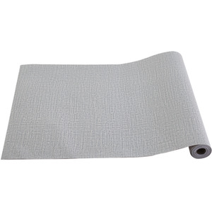 Wallpaper PVC Peel Stick Linen Style - Grey by Kidkid