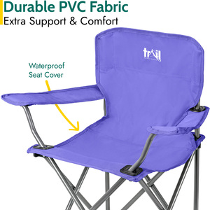 Kids Lightweight Camping Chair - Purple by Trail
