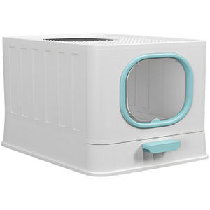 Kidkid Folding Enclosed Cat Litter Box with Scoop by Kidkid