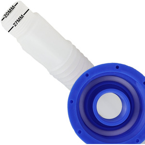 Din61 S60x6 (2 inch) Female to Long Spout - White by DNA PACKAGING LTD