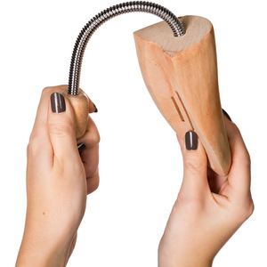 Spiral-Spring Shoe Stretcher Pair - Brown / 44-45 by tectake