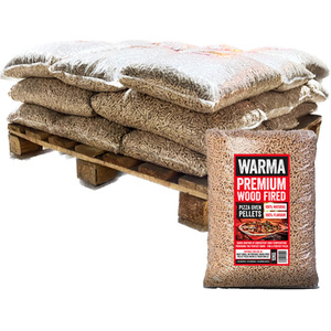 Pizza Oven Cooking Wood Pellets 10kg - Neutral / 30 by Warma