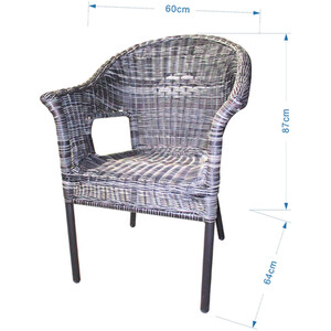 Padstow Wicker Chair by Outdoor Essentials