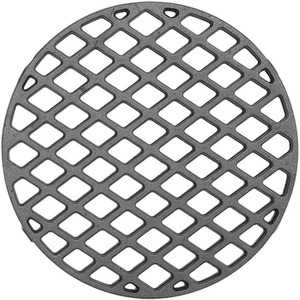 Round Cast Iron Grill Grate - Black by Livingandhome